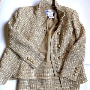 Chanel suit jacket and skirt